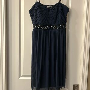 Absolute Stunner Cocktail Dress🥂 Ricki’s Size 14 Navy Blue beauty💎